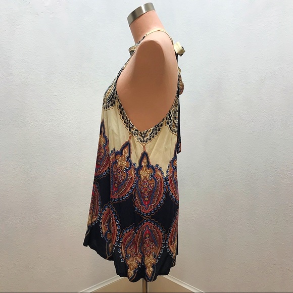 Mengsha Boho Sleeveless Halter Top - Picture 3 of 5